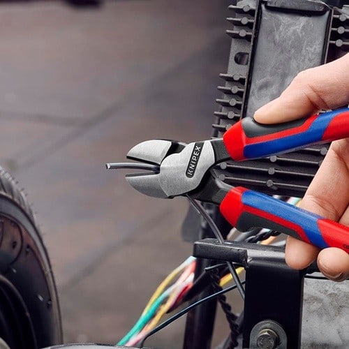 KNIPEX Kraftseitenschneider L.200mm pol.Form 0 Comfort-Griff KNIPEX