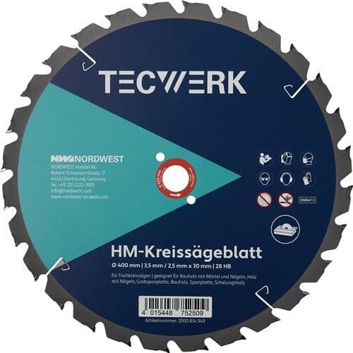 Tischkreissägeblatt TECWERK