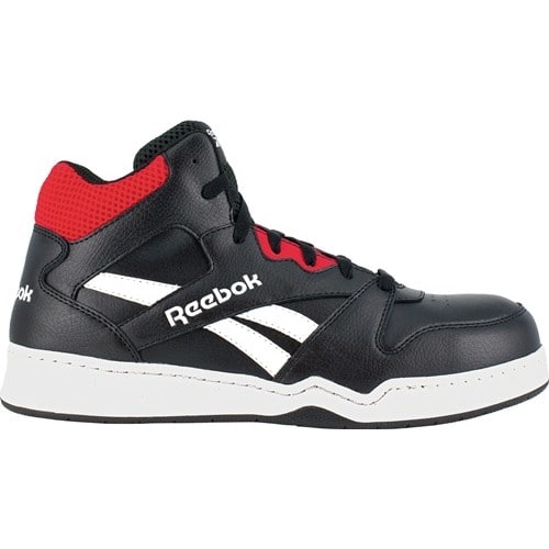 REEBOK Sicherheitsstiefel BB4500 Safety Gr.45 W.11 schwarz/rot S3 SRC ESD Leder REEBOK