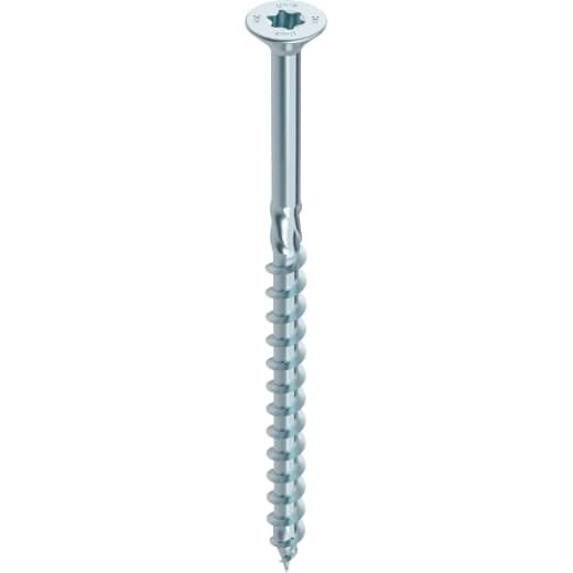 HECO UNIX-top, Senkkopf mit Frästaschen, T-Drive, Teilgewinde, verzinkt blau, A2K, gleitbeschichtet