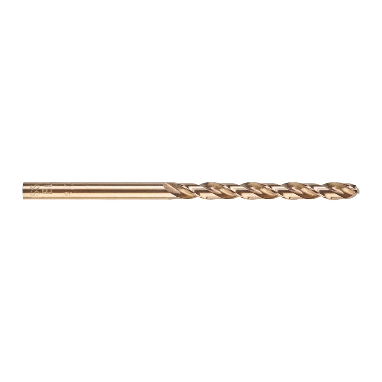 MILWAUKEE 4,0 x 75 mm, HSS-G Co HSS-G RED COBALT Metallbohrer DIN 338 10er Pack