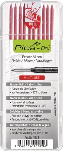 PICA Minenset Pica-Dry 10x rot feucht abwischbar 10 Minen/Set
