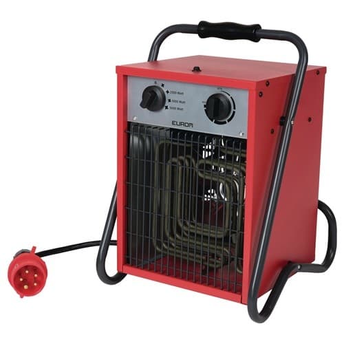 EUROM Elektroheizer 190 m³/h 0/2500/5000 W 16 A EUROM