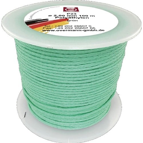 OVERMANN Maurerschnur L.50m D.1mm 15kg PE grün