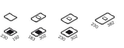 ENVI-Bio-Deckel 230x302 mm, hellgrau Vauth Sagel