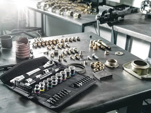 WERA Steckschlüsselsatz 8100 SB HF 1 13-tlg.Innenvierkantant,3/8 Zoll Textilbox WERA
