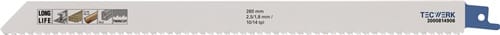 TECWERK Säbelsägeblatt L.280mm B.19mm TPI 10/14 2,5/1,8mm 5 St./Karte TW