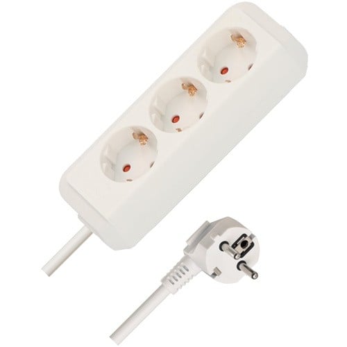 BRENNENSTUHL Steckdosenleiste Eco Line 16 A 250 V Steckd.3 1,5m H05VV-F 3x1,5mm² BRENNENSTUHL
