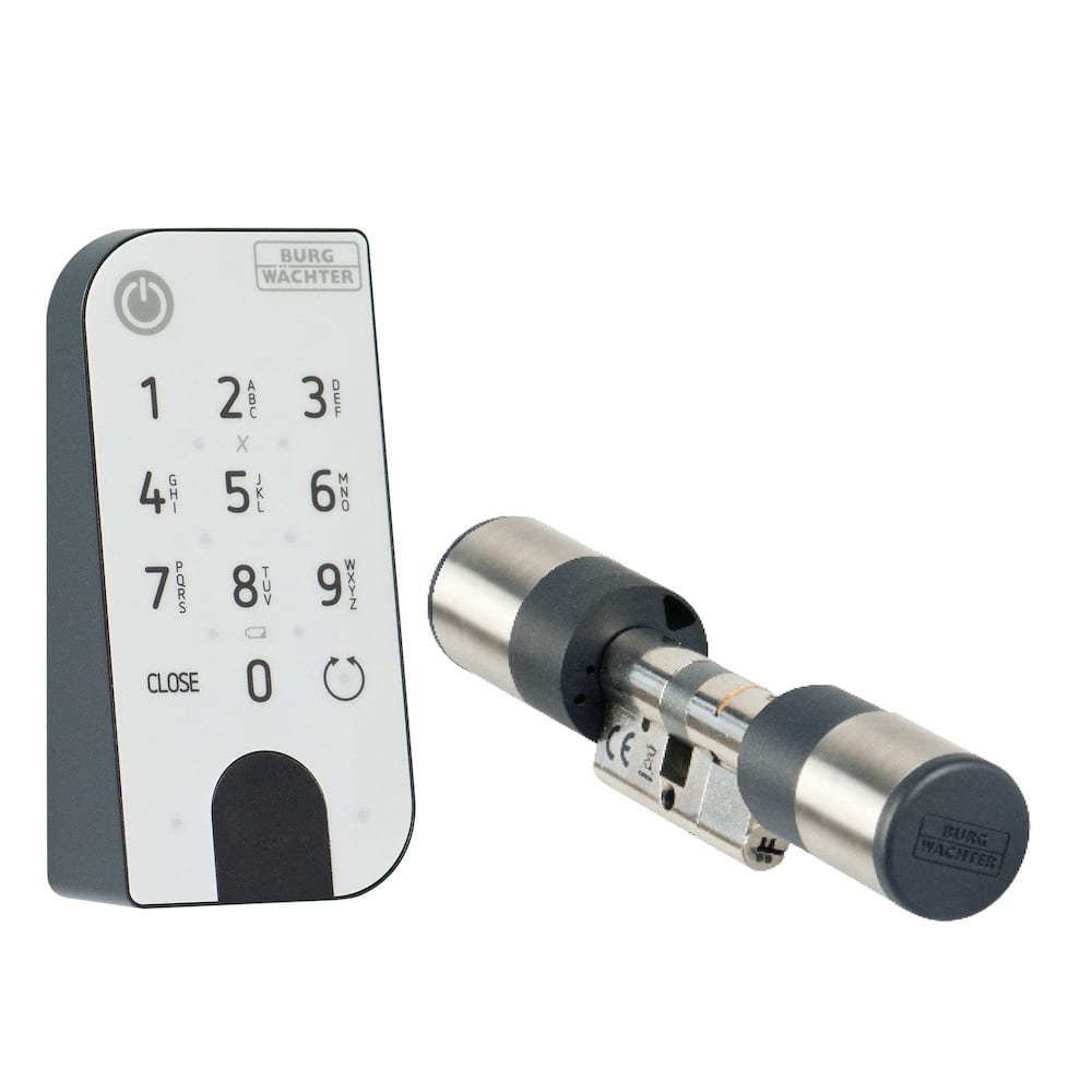 BURG-WÄCHTER Elektronisches Schließsystem, ENTRY easy, 7601 Pincode, m. Tastatur,TS max.118mm, 50601