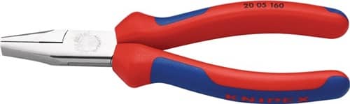 KNIPEX Flachzange DIN ISO 5745 Gesamt-L.160mm verchr.Comfort-Griff KNIPEX