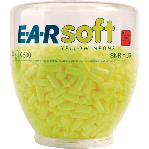 3M Gehörschutzstöpsel E-A-RSoft™ Yellow Neons™ Refill SNR 36 dB 500 PA/Dispenser