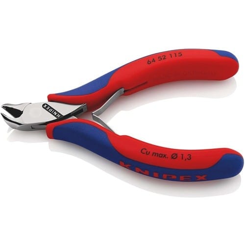 KNIPEX Elektronikvornschn.L.115mm Form 5 Facette nein spiegelpol.Mehrkomp.-Hüllen