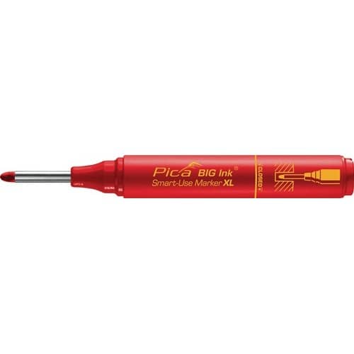 PICA Permanentmarker BIG INK SMART-USE-MARKER XL rot Strich-B.2-4mm Rundspitze