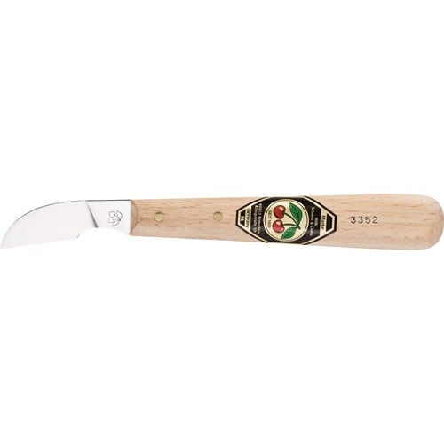 KIRSCHEN Schnitzmesser m.langer schräger Schneide KIRSCHEN