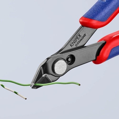 KNIPEX Elektronik-Seitenschneider Super-Knips® L.125mm Form 8 Facette ja,kl.brün.