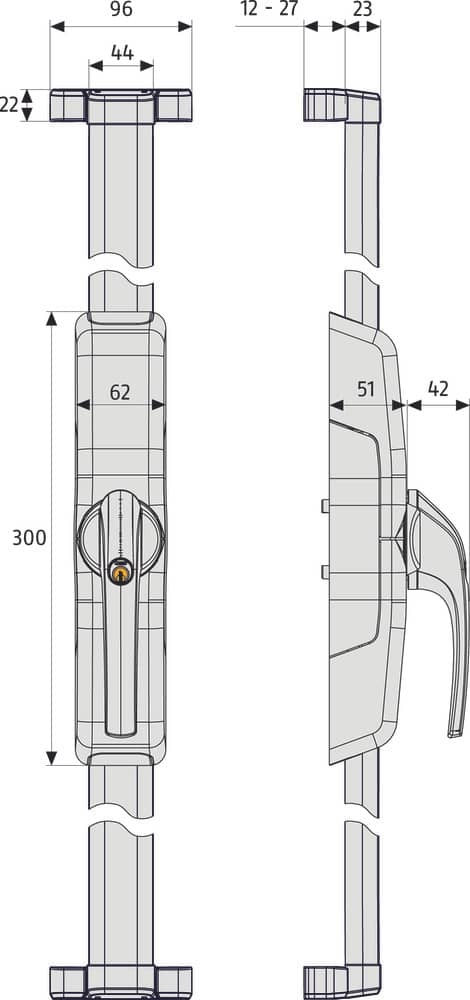 ABUS HomeTec Pro FSA3550 AL0089 weiß