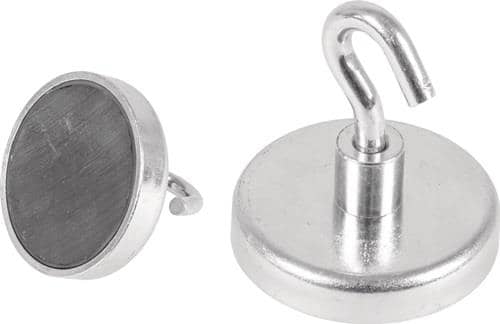 EICHNER Kraftmagnet D.47mm verzinkt,m.Hak.5St./Karton EICHNER