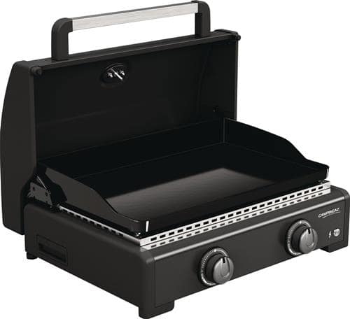 CAMPINGAZ Gasgrill Plancha Onyx 2 Cook 2 Blue Flame Brenner (Edelstahl) CAMPINGAZ