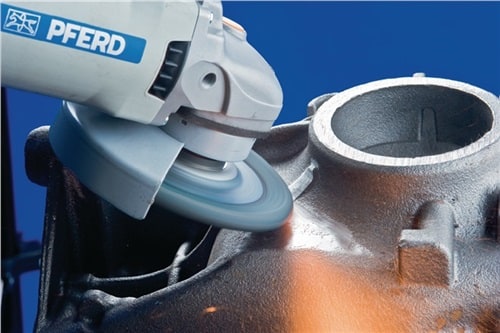 PFERD TOOLS Fächerscheibe POLIFAN Z SGP CURVE STEELOX D.125mm K.40 INOX ZK Ausf.L PFERD