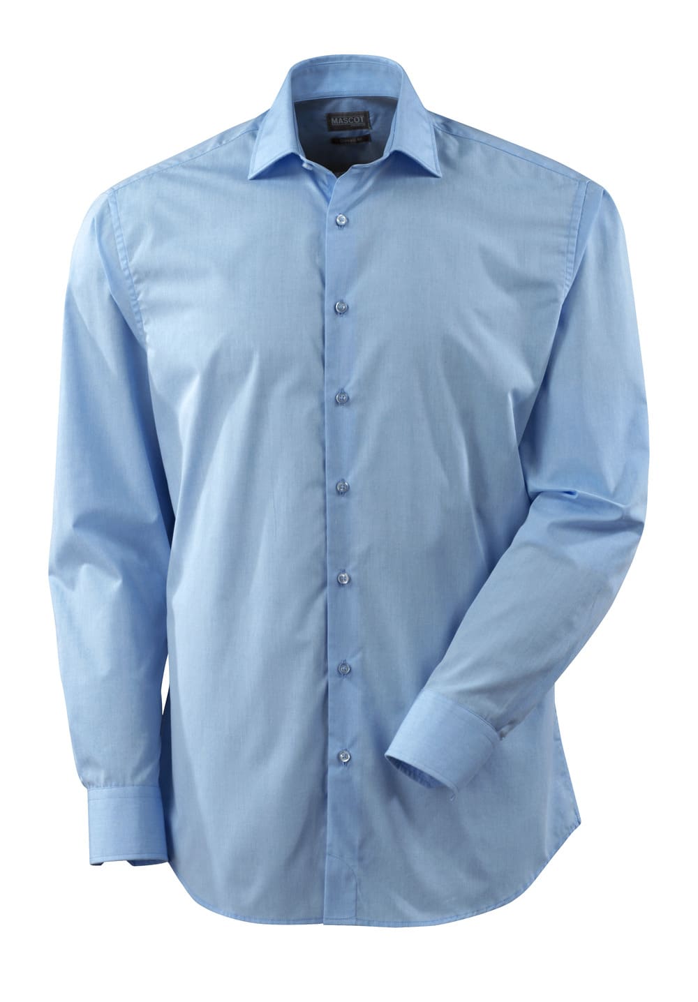 MASCOT® Hemd, Poplin, klassische Passform, hellblau
