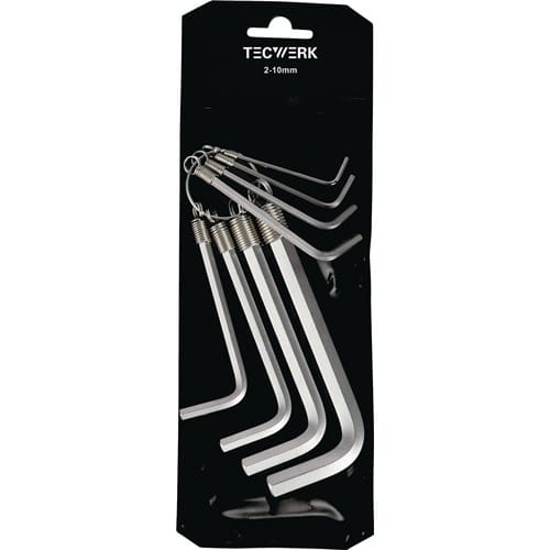 TECWERK Winkelschraubendrehersatz 8-tlg.Ku.-Tasche SW 2-10mm TW