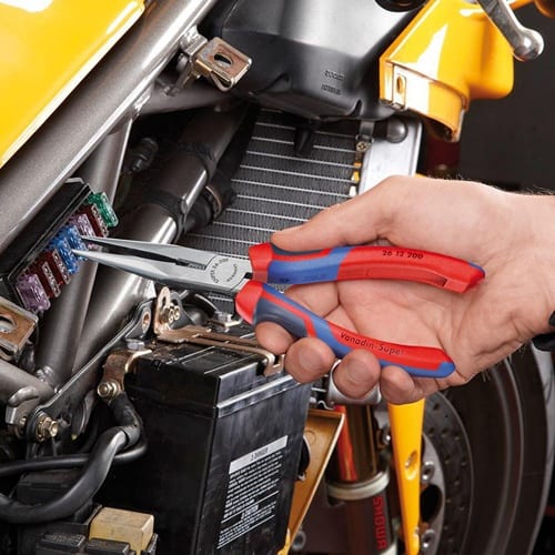 KNIPEX Flachrundzange L.200mm pol.ger.Comfort-Griff KNIPEX