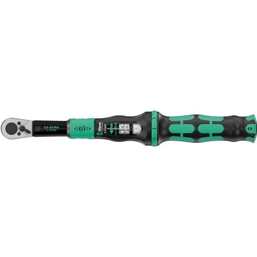 WERA Drehmomentschlüssel Click-Torque Lock A 6 1/4 Zoll 2,5-25 Nm WERA
