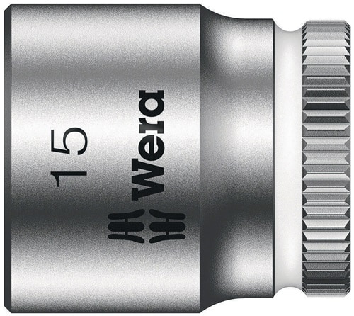 WERA Steckschlüsseleinsatz 8790 HMA 1/4 Zoll a6-KT.SW 15mm L.23mm WERA