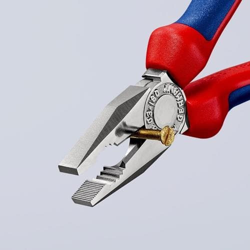 KNIPEX Kombizange L.180mm verchr.Mehrkomp.-Hülle KNIPEX