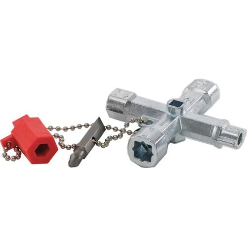 SCHUEBO Schaltschrankschlüssel Doublehead Key 11 Funktionen m.Bitadapter SCHUEBO