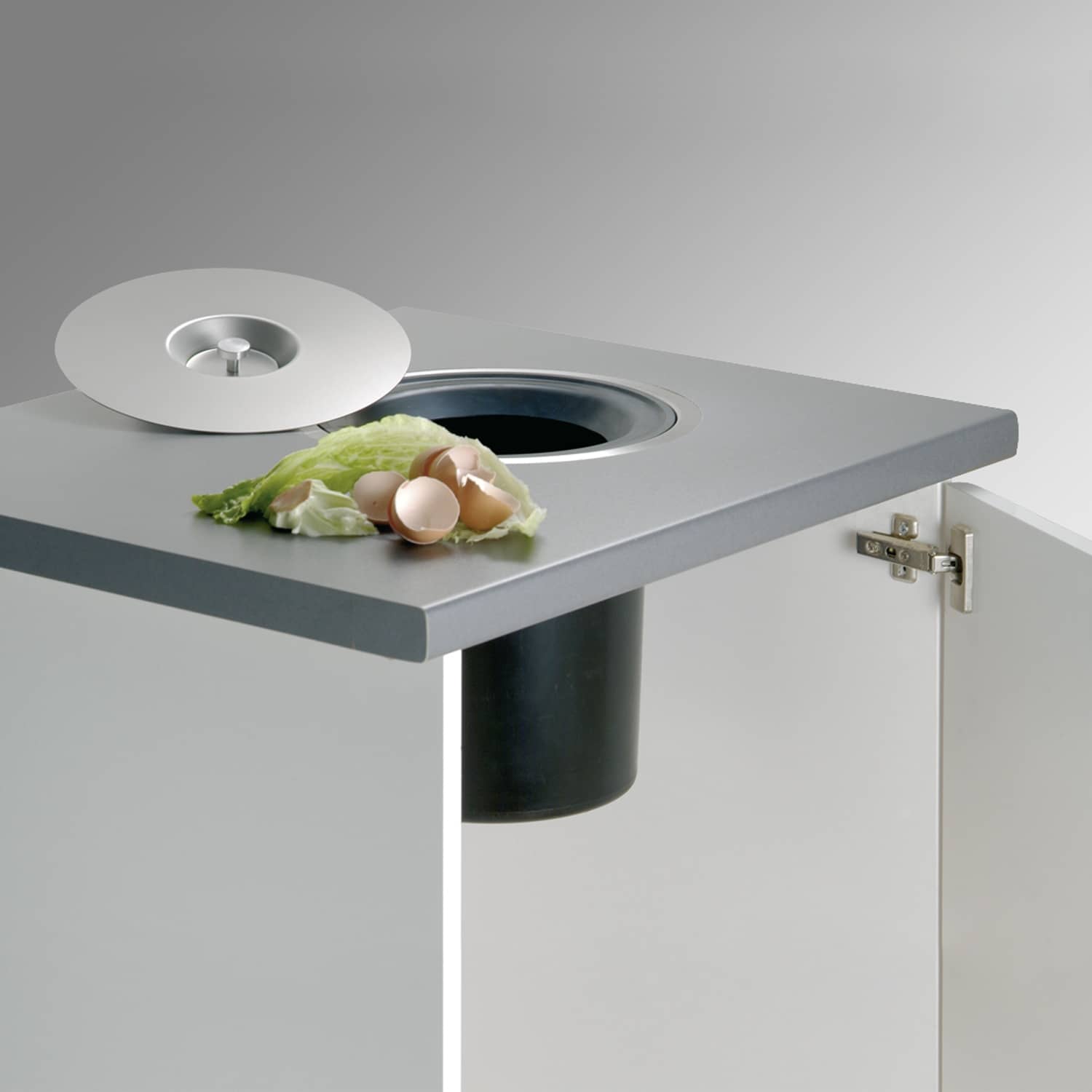 HETTICH Bin.it Drop, 13 l, 360 mm, Kunststoff schwarz, 9295526