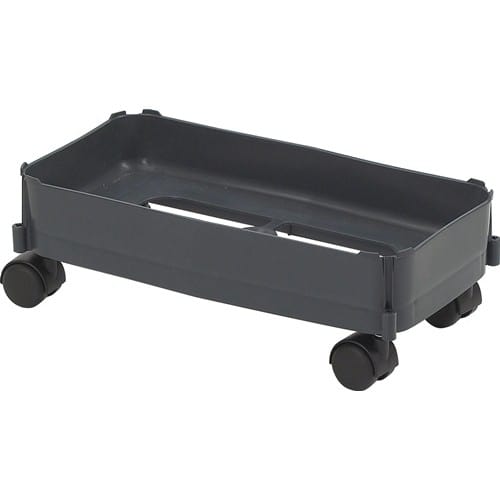 GRAF Fahrwagen m.weichen Rollen Abfallsammler 60l dunkelgrau GRAF