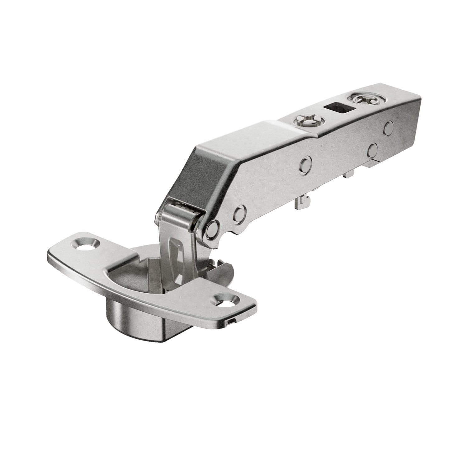 HETTICH Sensys Winkelscharnier W45 mit integrierter Dämpfung (Sensys 8639i W45), vernickelt, 9088018