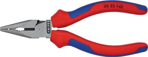 KNIPEX Spitzkombizange L.145mm pol.Comfort-Griff schwarz atram.KNIPEX