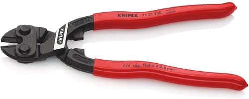 KNIPEX Kompaktbolzenschneider CoBolt® L.200mm Ku.-Überzug ger.3,6mm m.Aussparung