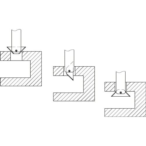 GRATTEC Entgraterset Rückwärts-Entgrater-Satz HSS 3-tlg.GRATTEC