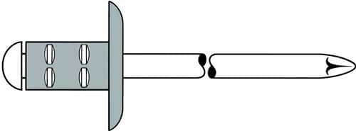 GESIPA Blindniet PolyGrip® Nietschaft dxl 4x13mm K12 Alu./STA 500 St.GESIPA
