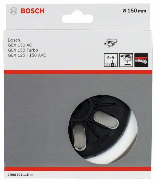 BOSCH Schleifteller weich, 150 mm, für GEX 125-150 AVE, GEX 150 AC, GEX 150