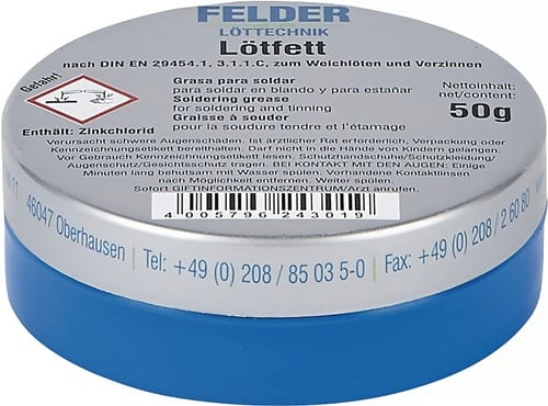 FELDER Lötfett 50g z.Weichlöten FELDER