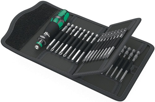 WERA Schraubendrehersatz KK 62 33-tlg.m.Handhalter u.Wechselkl.WERA
