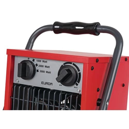 EUROM Elektroheizer 308,88 m³/h 1000/2000/3000 W 16 A EUROM