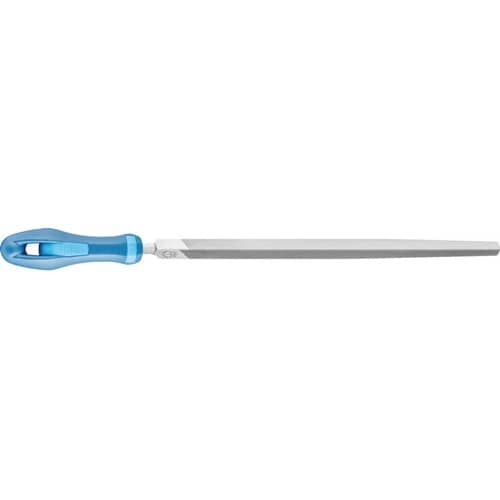 PFERD TOOLS Werkstattfeile DIN 7261 L.200mm Q.15mm Hieb 2 Dreikant 2K-Ergo PFERD