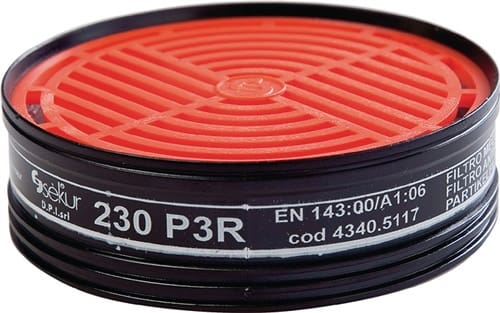 EKASTU Partikelfilter 230 EN 143 P3 f.Polimask 230/GAMMA/Silikone 2 St./Btl.EKASTU