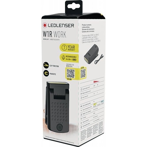 LEDLENSER Akkuhandleuchte W1R Work 3,7 V 740 mAh Li-ion Ladezeit 120 min LEDLENSER