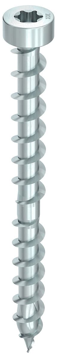 HECO TOPIX-plus CombiConnect 8,5 x 190, Zylinderkopf, T-Drive, CC-Gewinde, verzinkt blau, A3K