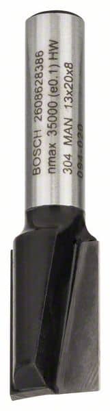 BOSCH Nutfräser Standard for Wood, 8 mm, D1 13 mm, L 20 mm, G 51 mm