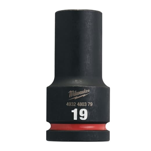 MILWAUKEE 19 x 90 mm SHOCKWAVE Schlagnuss 3/4" lang