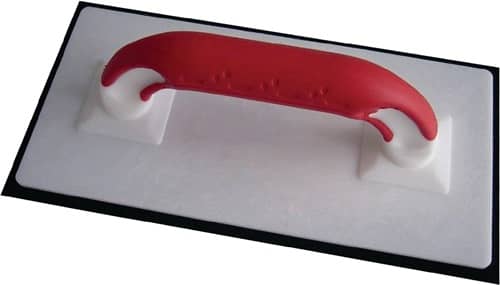 KRONEN-HANSA Reibebrett m.2-K-Griff,m.Zellgummiauflage Ku.L280xB140xS10mm KRONEN-HANSA