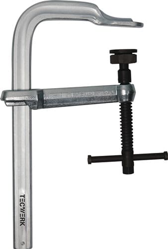 TECWERK Hochleistungsschlosserzwinge Spann-W.250mm A.140mm Knebel TECWERK