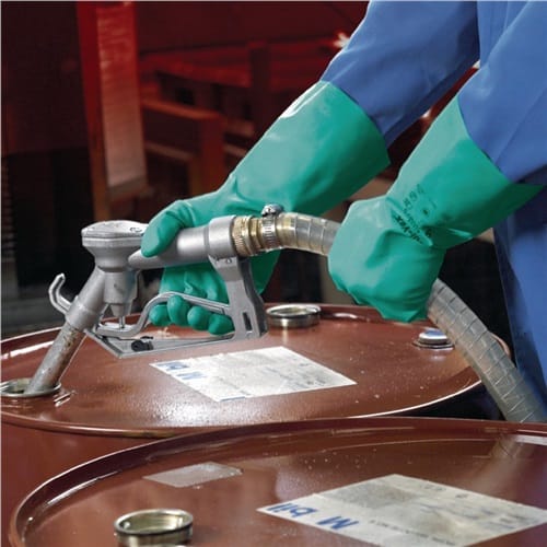 Chemikalienhandschuhe AlphaTec Sol-Vex 37-675 EN 388, EN 374, EN 1149 PSA-Kategorie III ANSELL